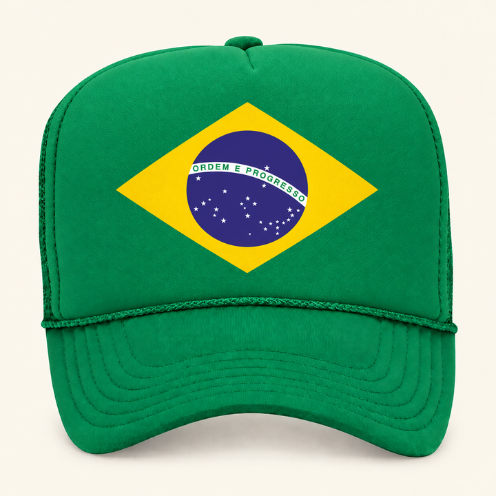 Brazil Flag Hat