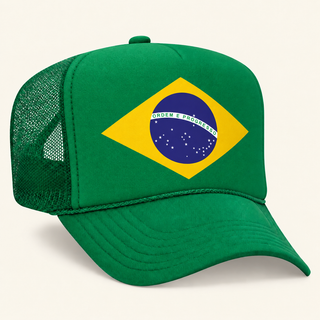 Brazil Flag Hat image 2