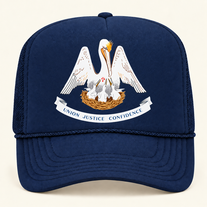 Louisiana Flag Hat
